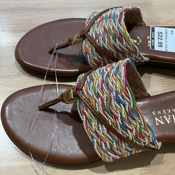 NWT Italian Shoemakers sz. 7 Thong Sandal - Picture 2 of 8